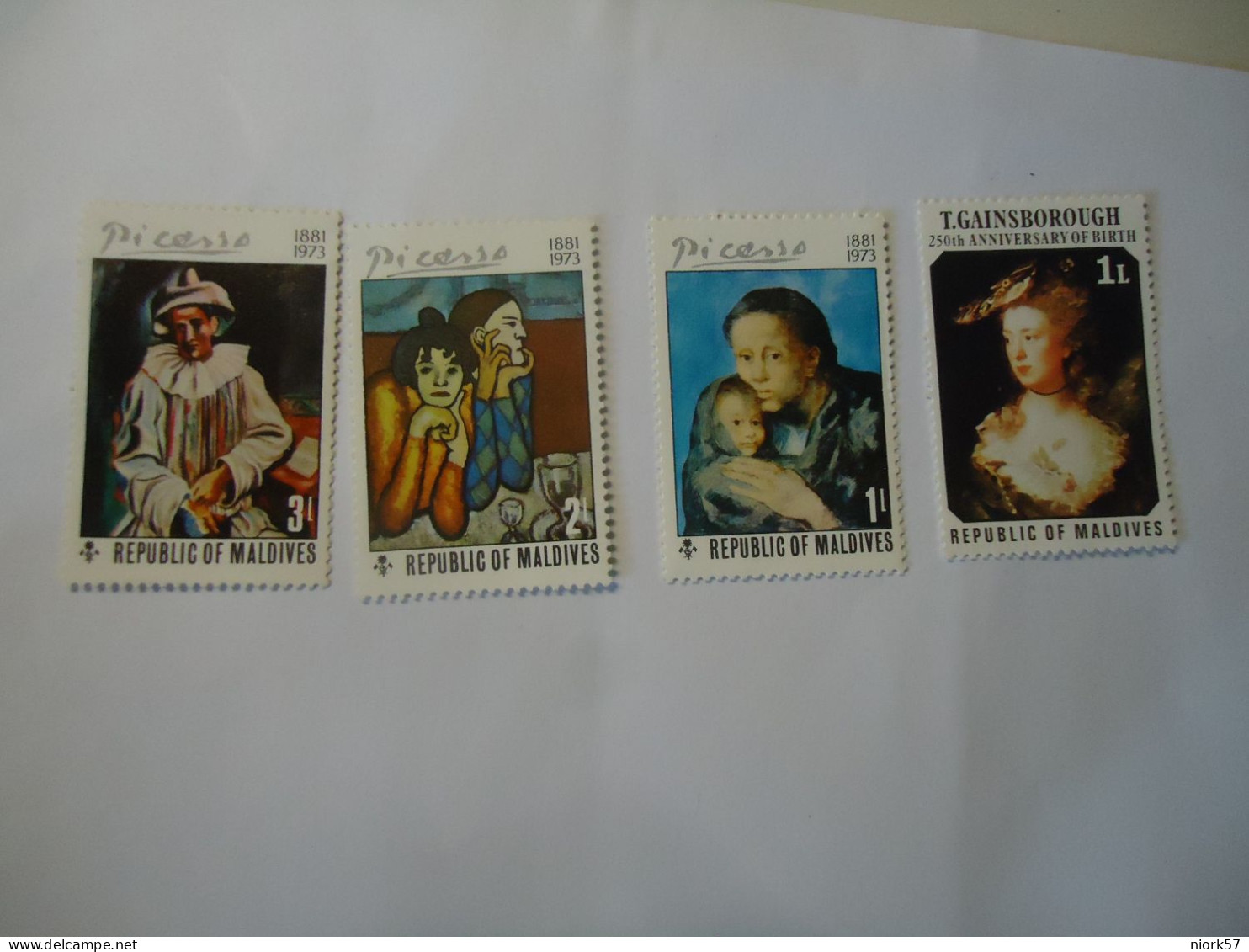 MALDIVES MNH 4   STAMPS  PAINTING PICASSO - Picasso