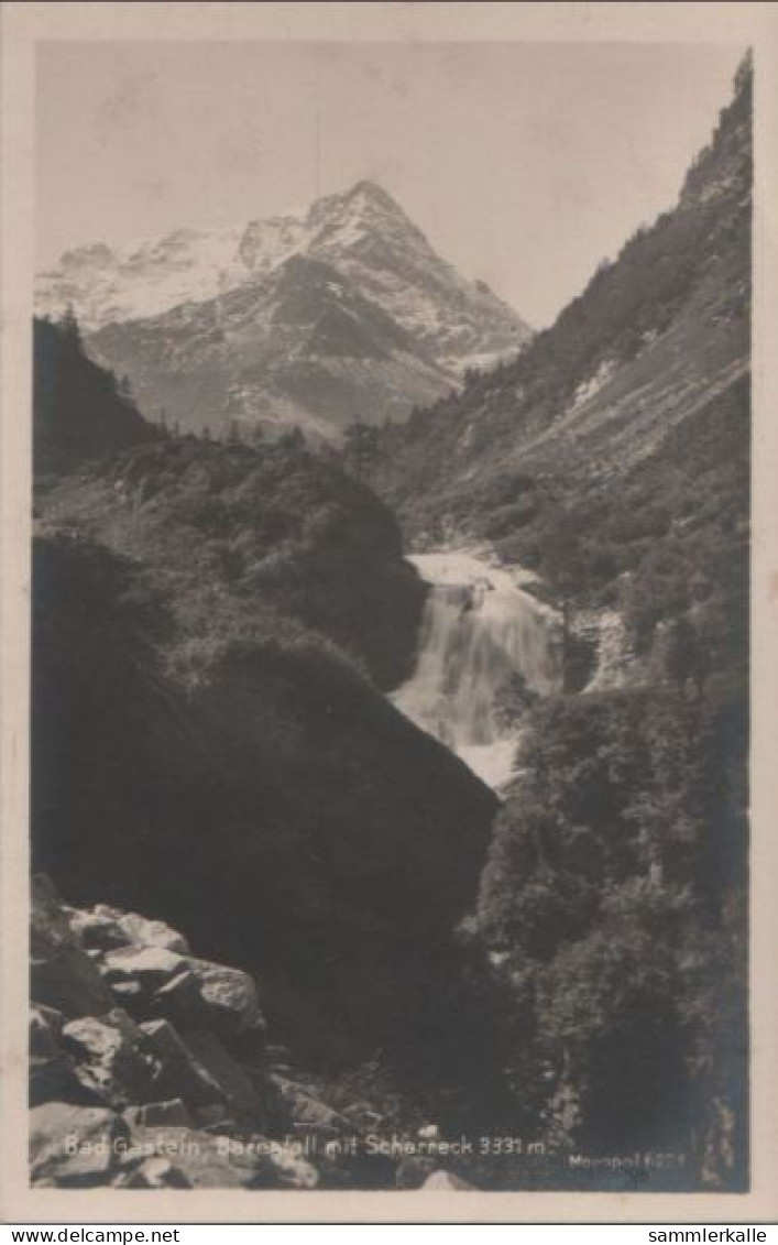 62408 - Österreich - Bad Gastein - Bärenfall Mit Scharreck - Ca. 1955 - Bad Gastein