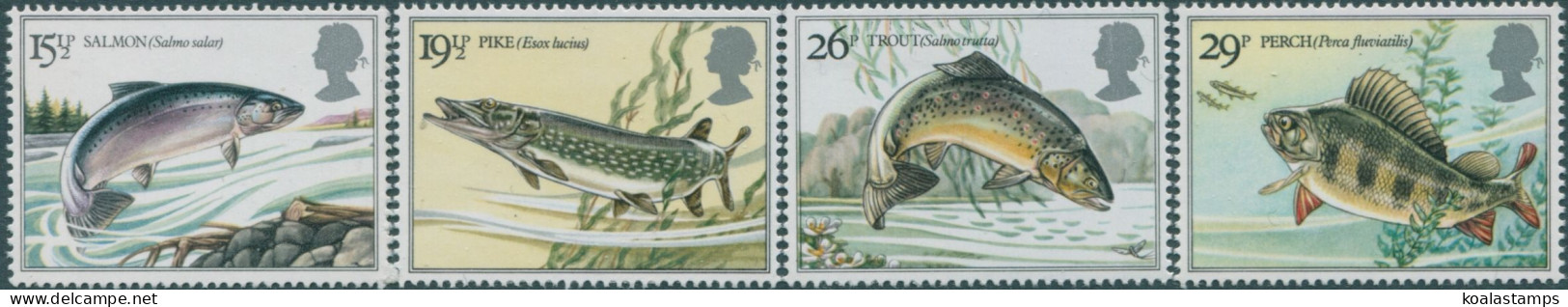 Great Britain 1983 SG1207-1210 QEII River Fish Set MNH - Unclassified