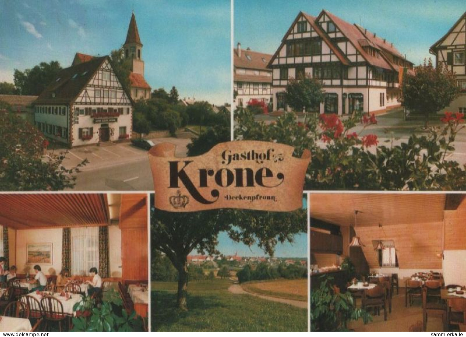 63834 - Deckenpfronn - Gasthof Krone - Ca. 1980 - Boeblingen