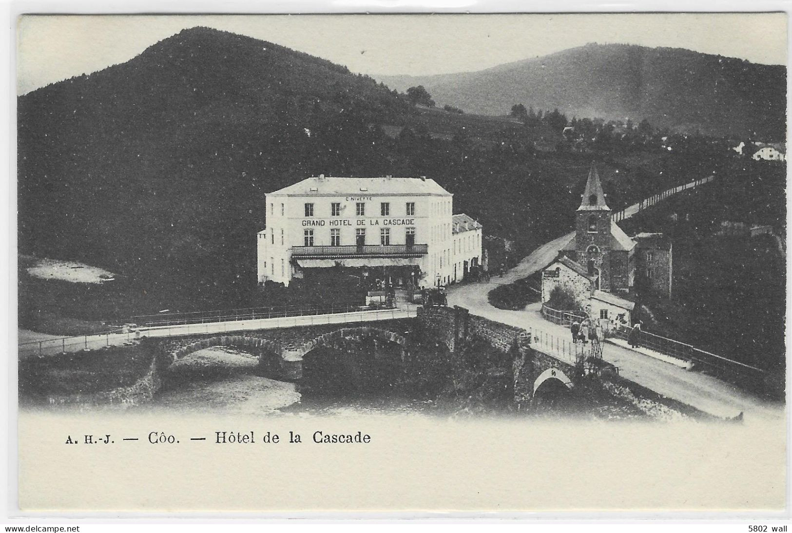 COO : L'Hôtel De La Cascade (avant 1905) - Stavelot