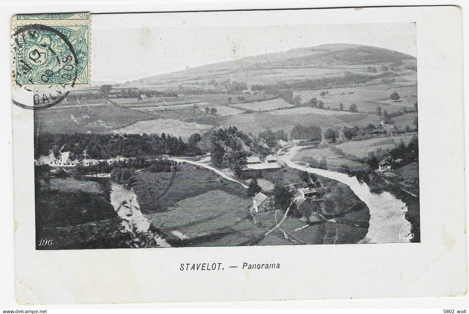 STAVELOT : Panorama - 1906 - Stavelot