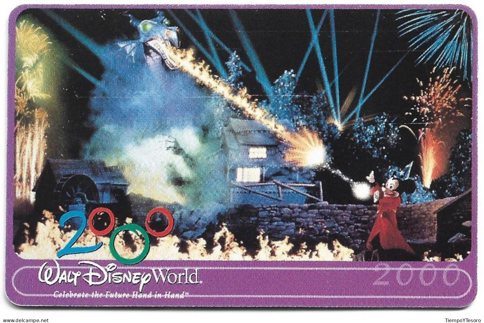 Phonecard - Disney World, N°1341 - Advertising