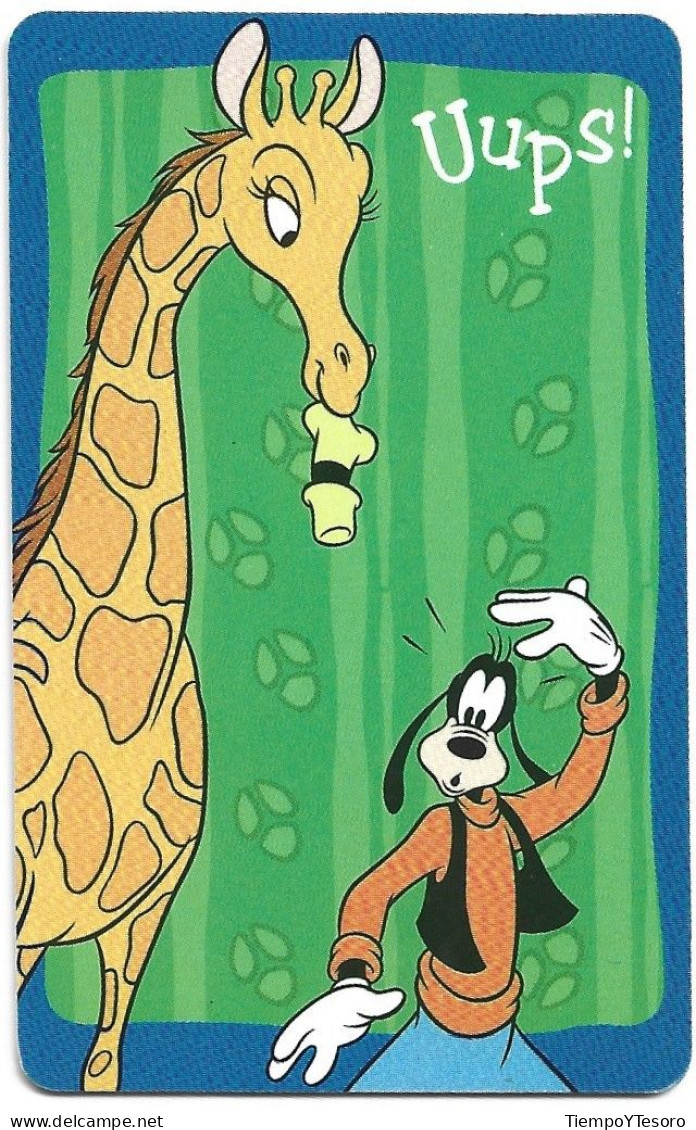 Phonecard - Goofy, Uups, N°1342 - Werbung