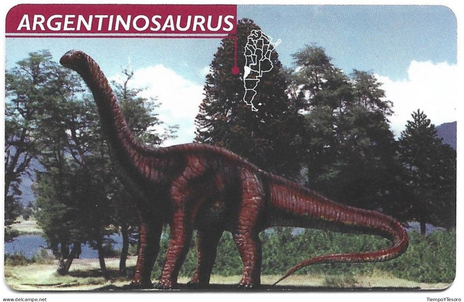 Phonecard - Argentinosaurus, N°1345 - Sonstige & Ohne Zuordnung