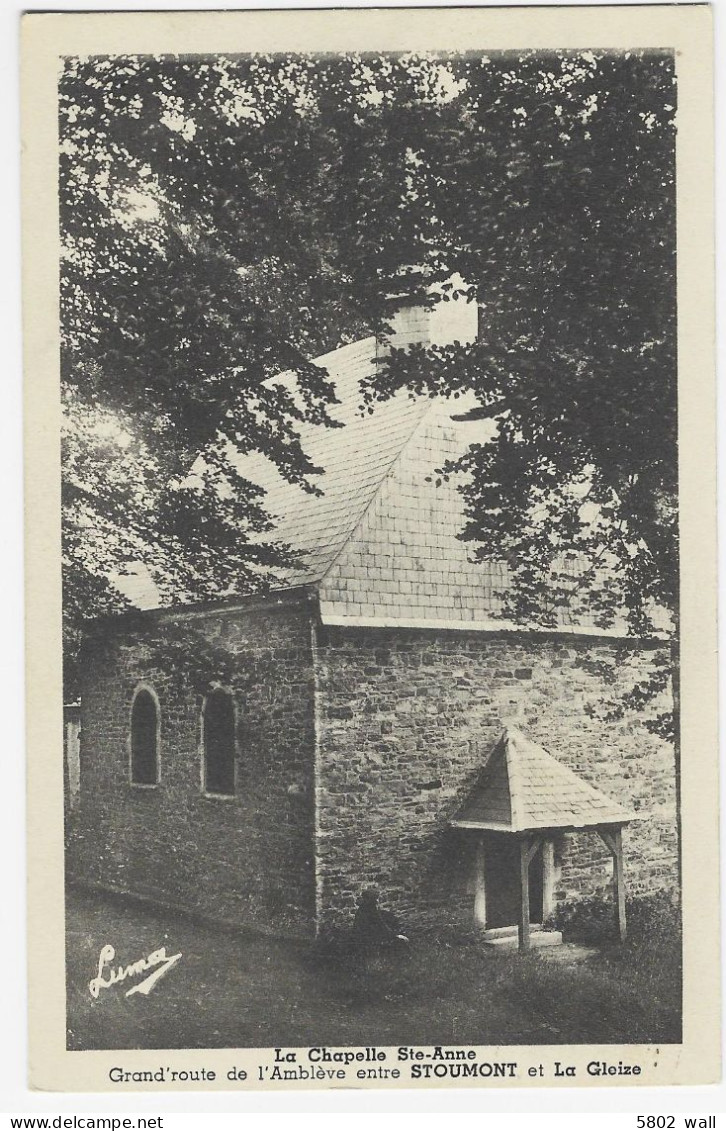 STOUMONT-LA GLEIZE : Chapelle Sainte-Anne - Stoumont