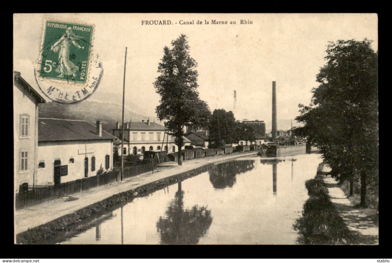 54 - FROUARD - CANAL DE LA MARNE AU RHIN - PENICHE - Frouard