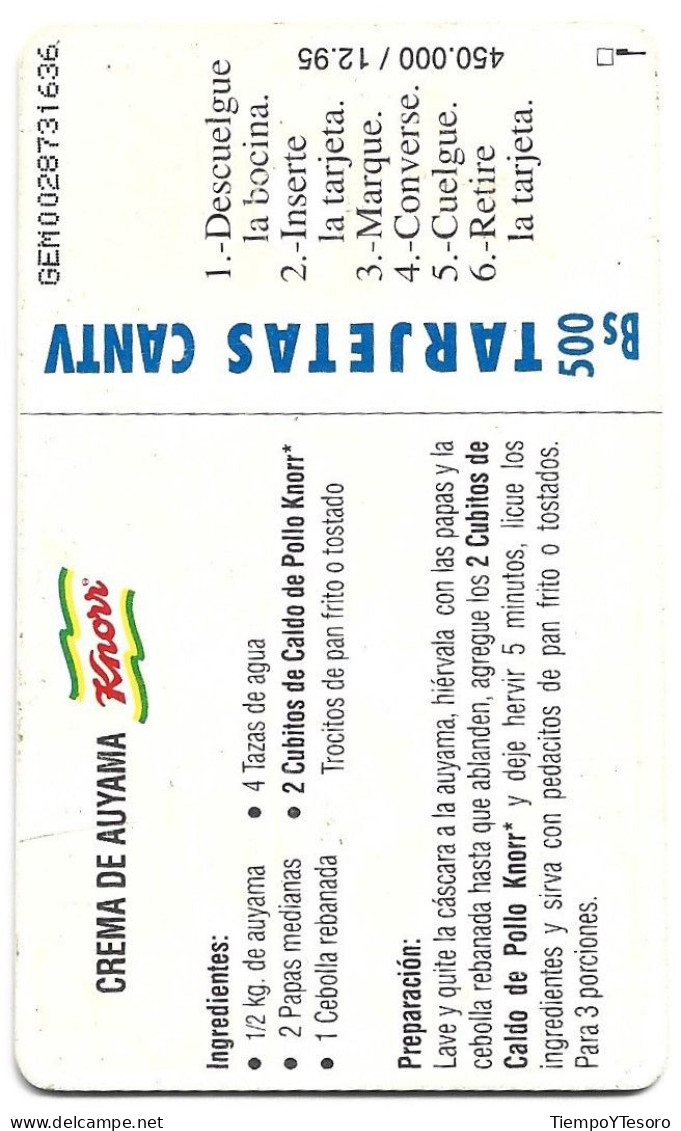 Phonecard - Knorr, N°1358 - Publicidad