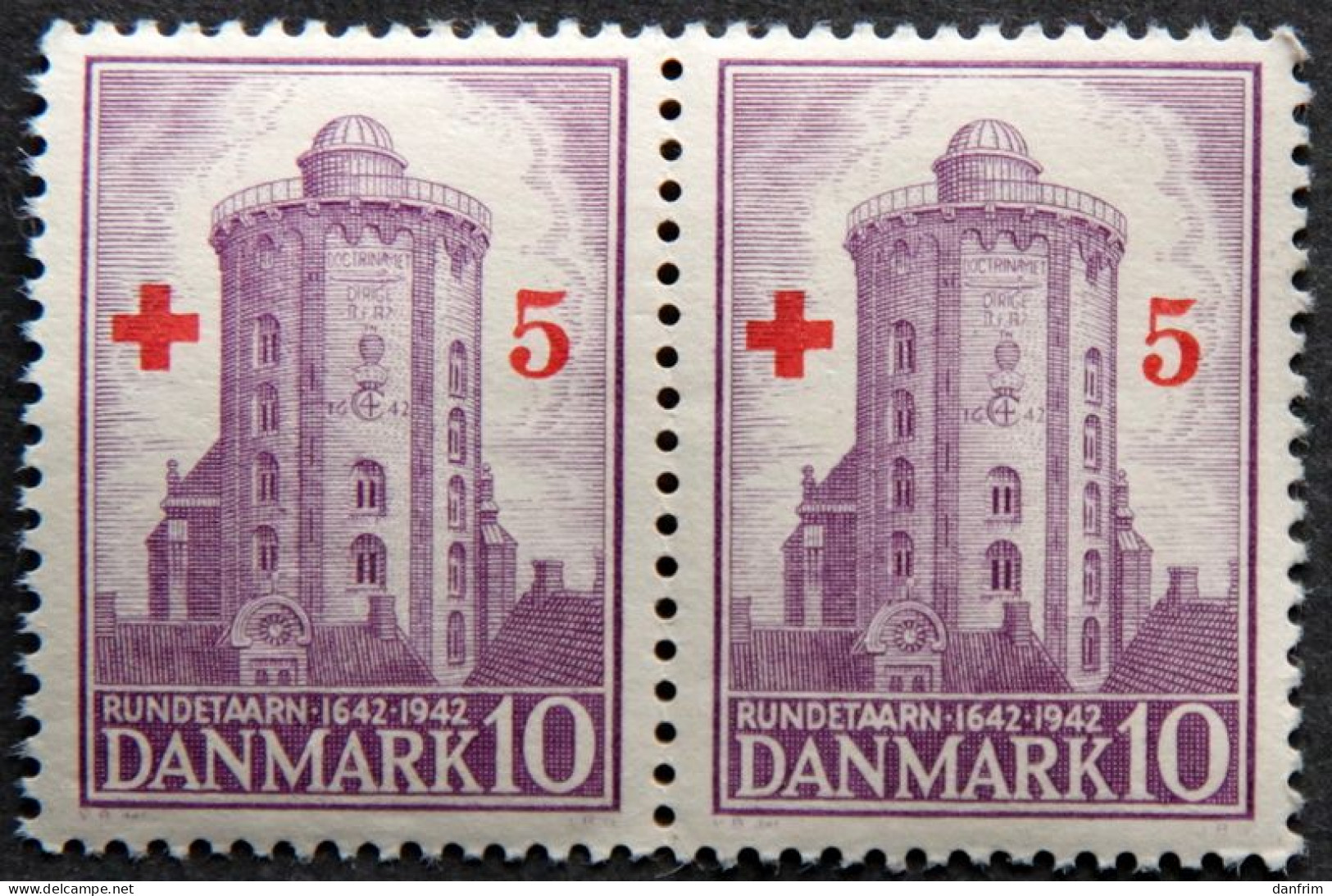 Denmark 1944 Rotes Kreuz   MiNr.281  MNH (**)  (lot  K 634 ) - Unused Stamps