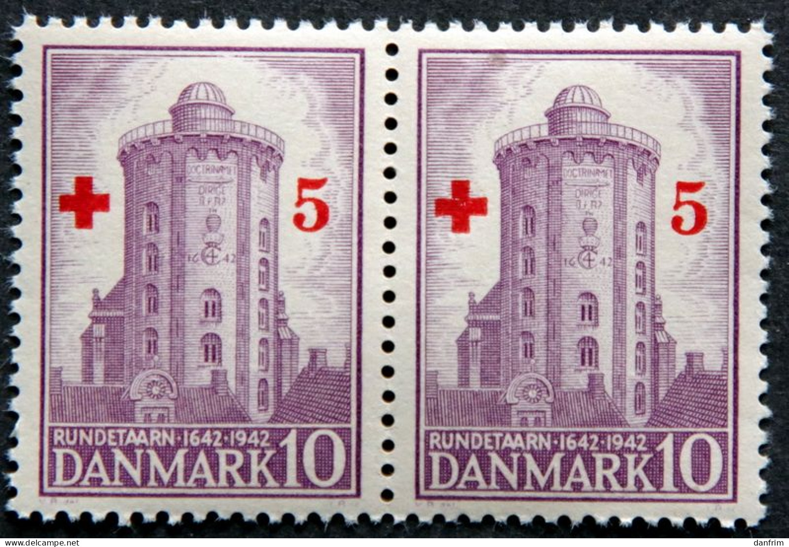 Denmark 1944 Rotes Kreuz   MiNr.281  MNH (**)  (lot  K 637 ) - Unused Stamps
