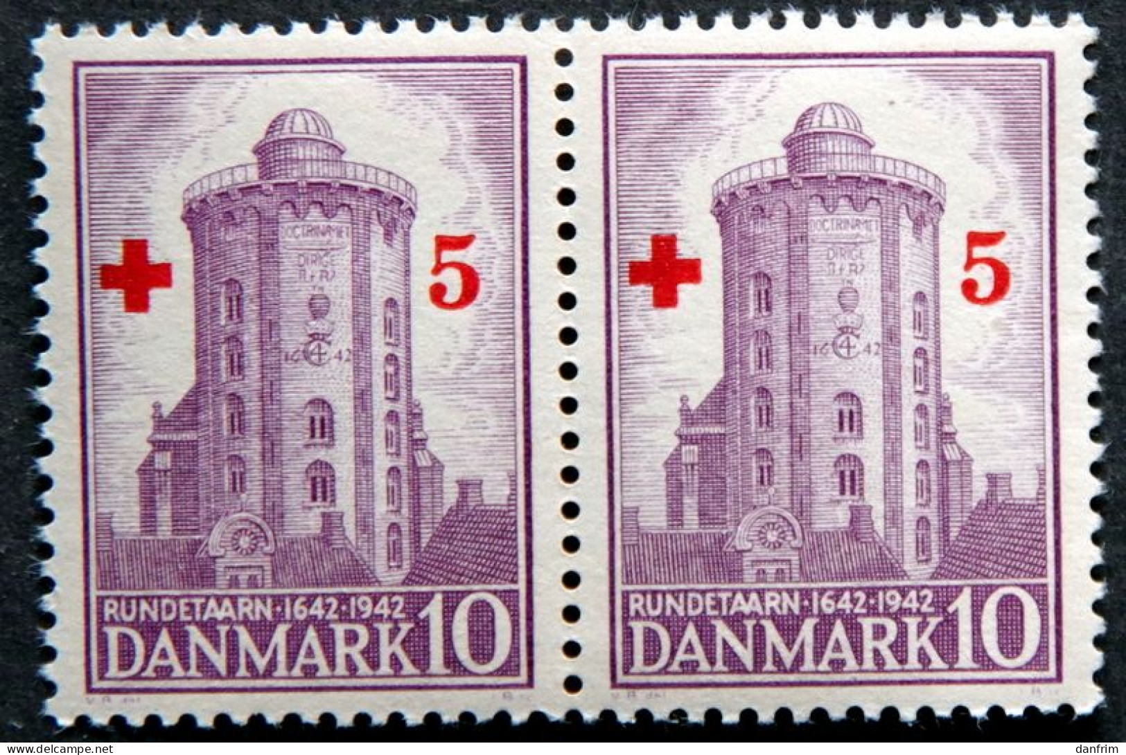 Denmark 1944 Rotes Kreuz   MiNr.281  MNH (**)  (lot  K 639 ) - Unused Stamps