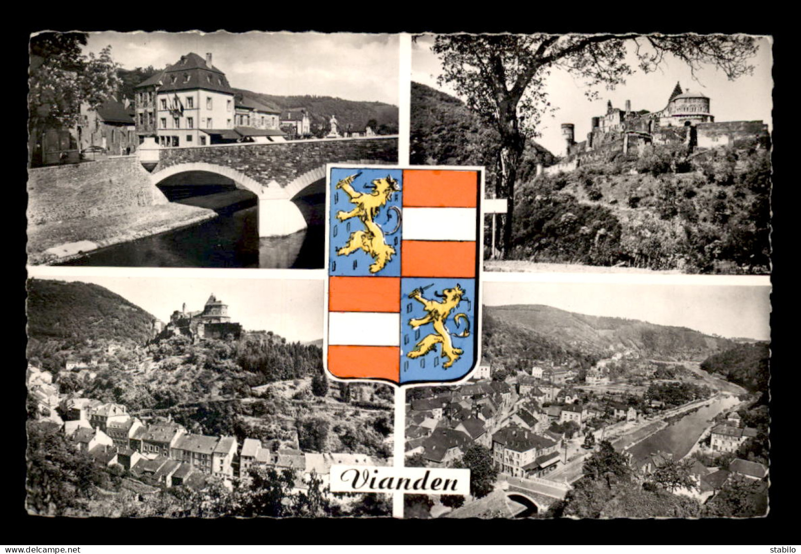 LUXEMBOURG - VIANDEN - MULTIVUES ET BLASON - Vianden