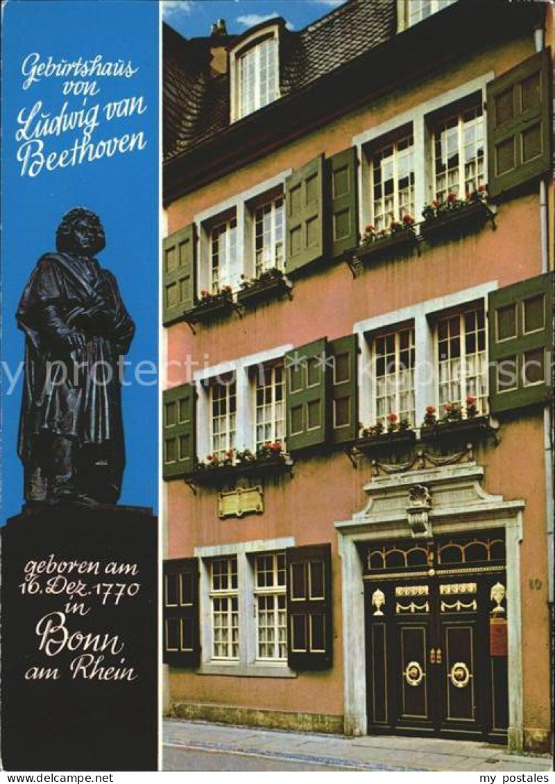 72268480 Bonn Rhein Geburtshaus Ludwig Beethoven  Bad Godesberg - Bonn