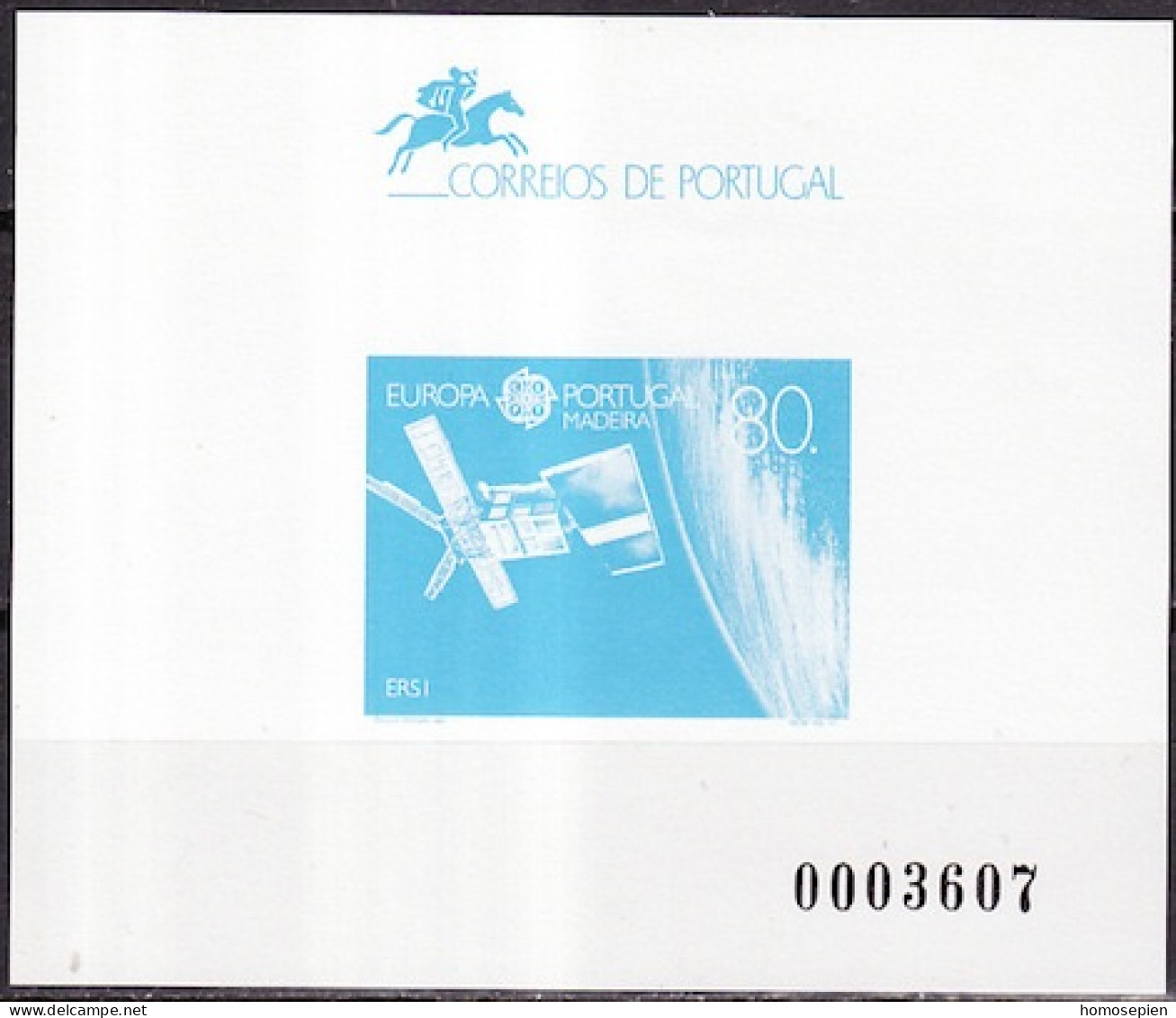 Madère - Madeira - Portugal épreuve 1991 Y&T N°EL154 - Michel N°DP147 *** - 80e EUROPA - Madeira