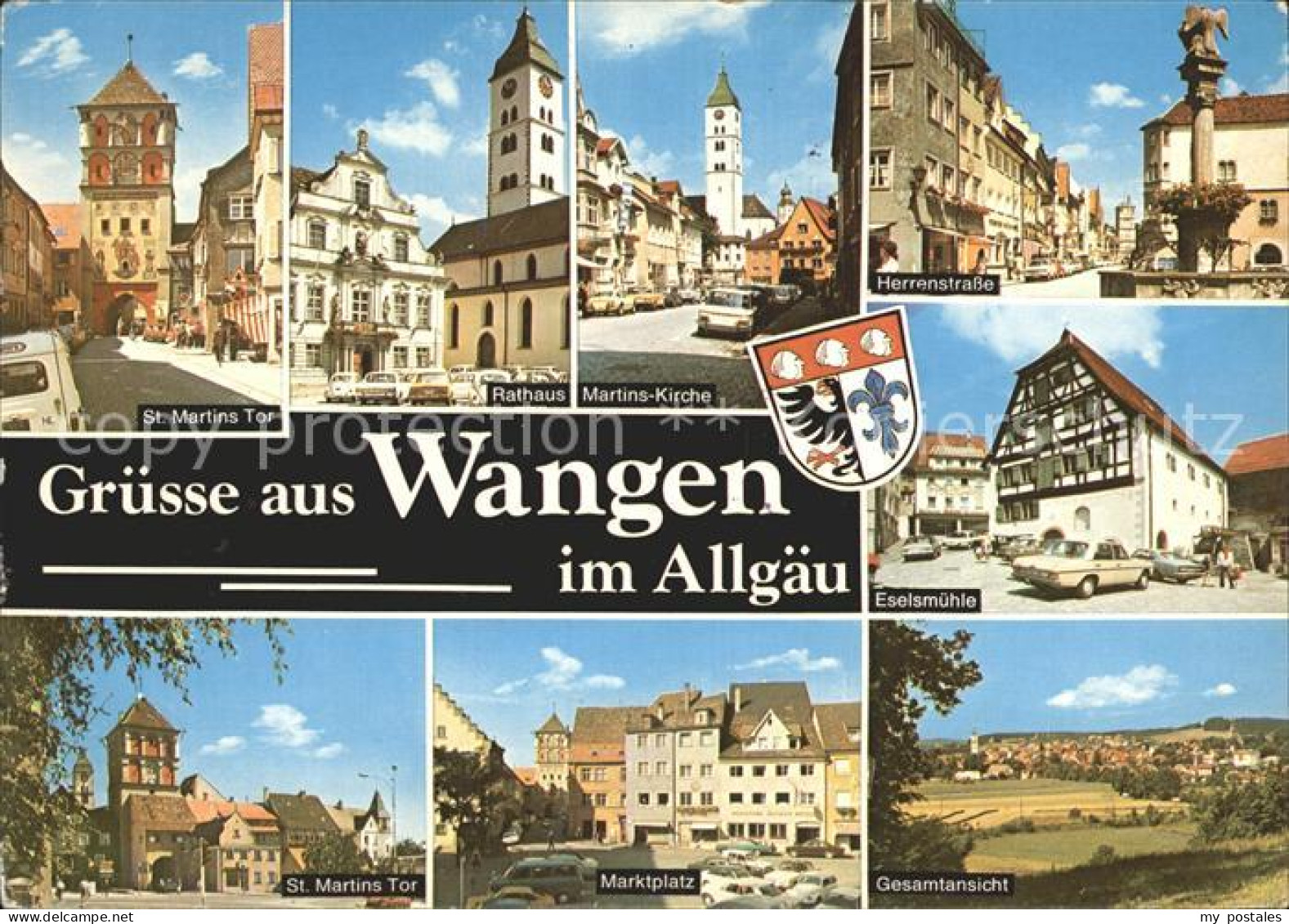 72267777 Wangen Allgaeu St. Martins Tor Rathaus Martins-Kirche Herrenstrasse Ese - Wangen I. Allg.