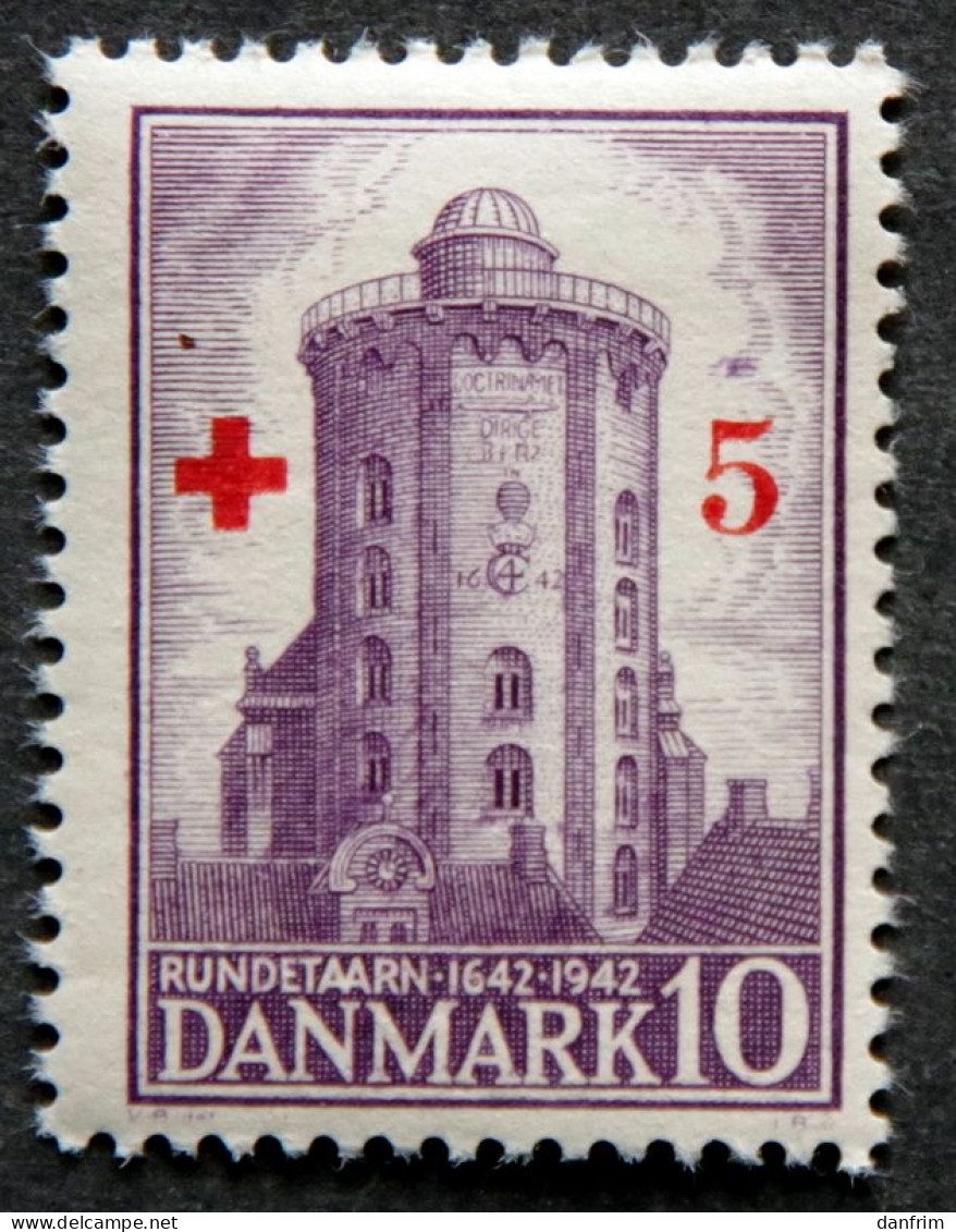 Denmark 1944 Rotes Kreuz   MiNr.281  MNH (**)  (lot  K 653 ) - Unused Stamps