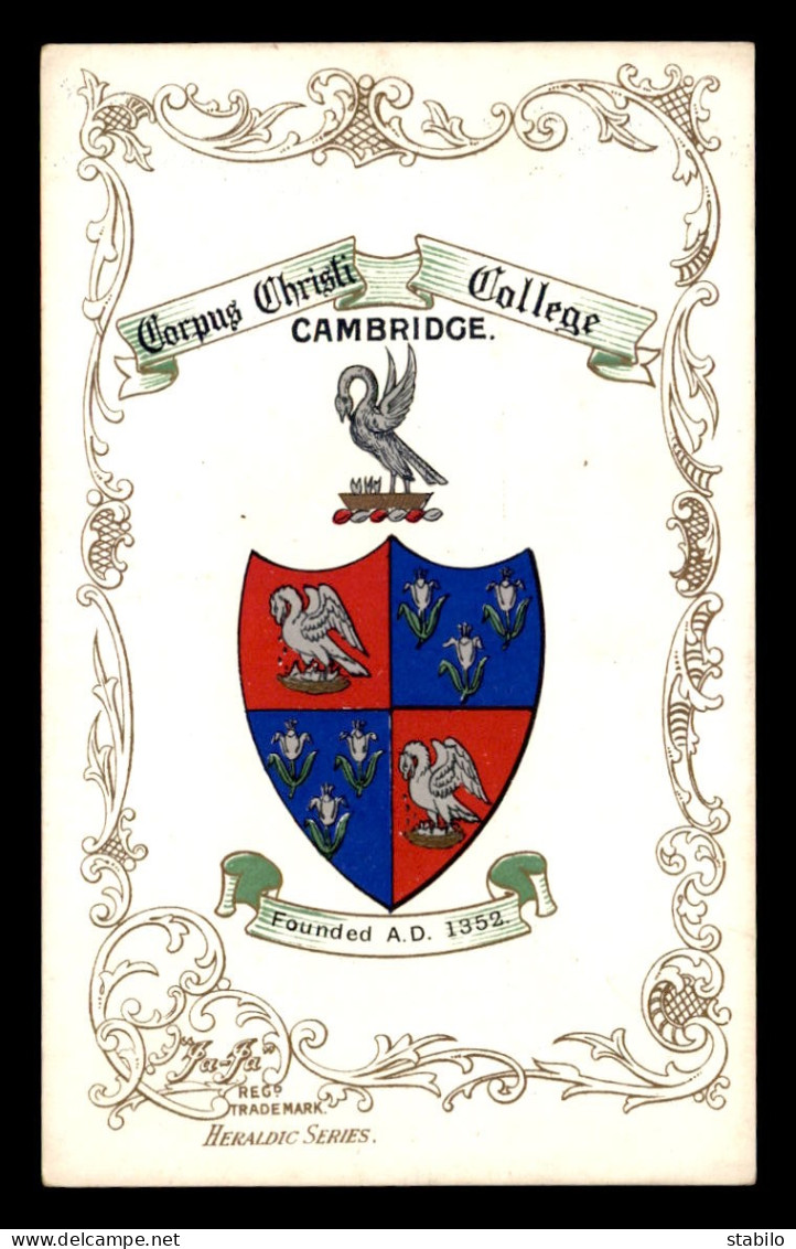 ROYAUME-UNI - ANGLETERRE - CAMBRIDGE - CORPUS CHRISTI COLLEGE FOUNDED AD 1352 - Cambridge