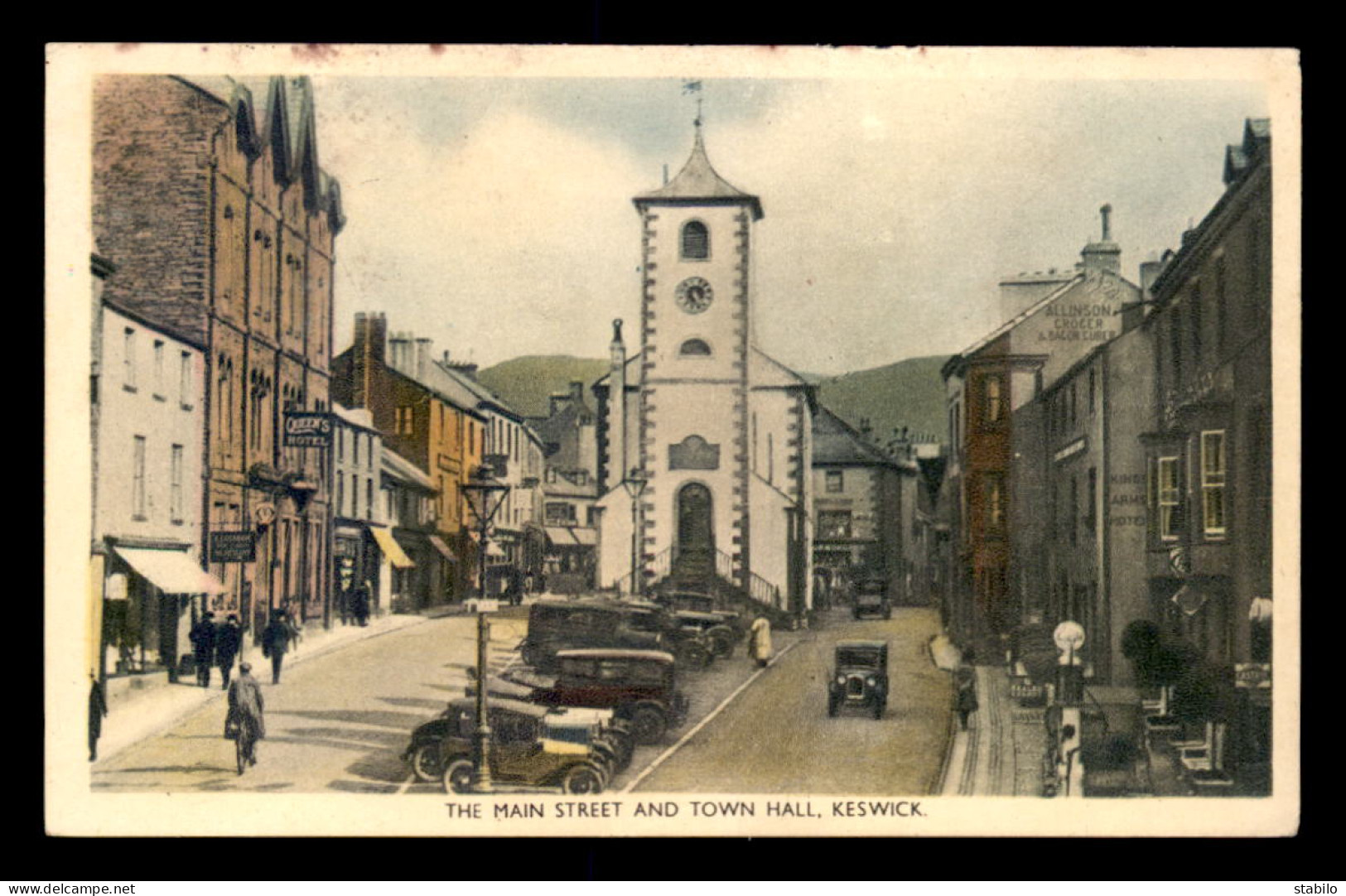 ROYAUME-UNI - ANGLETERRE - KESWICK - THE MAIN STREET AND TOWN HALL - Sonstige & Ohne Zuordnung