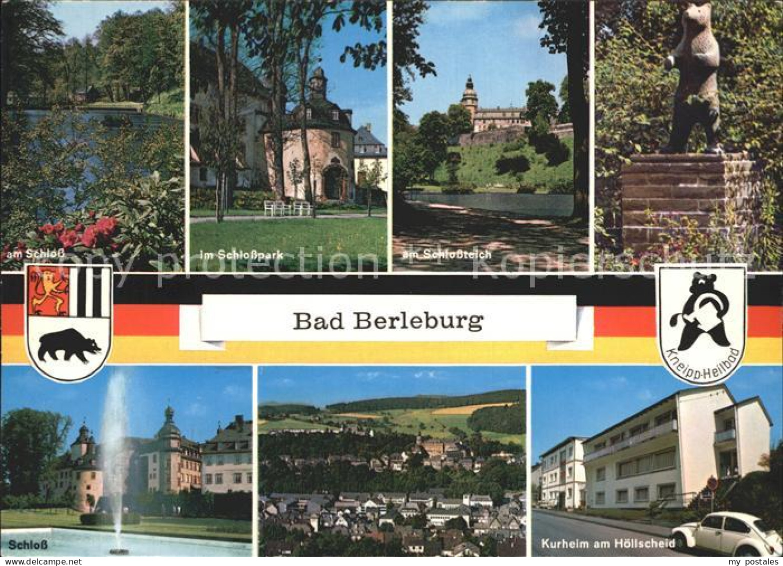 72267593 Bad Berleburg Schlossteich Schlosspark Schloss Kurheim Am Hoellscheid B - Bad Berleburg