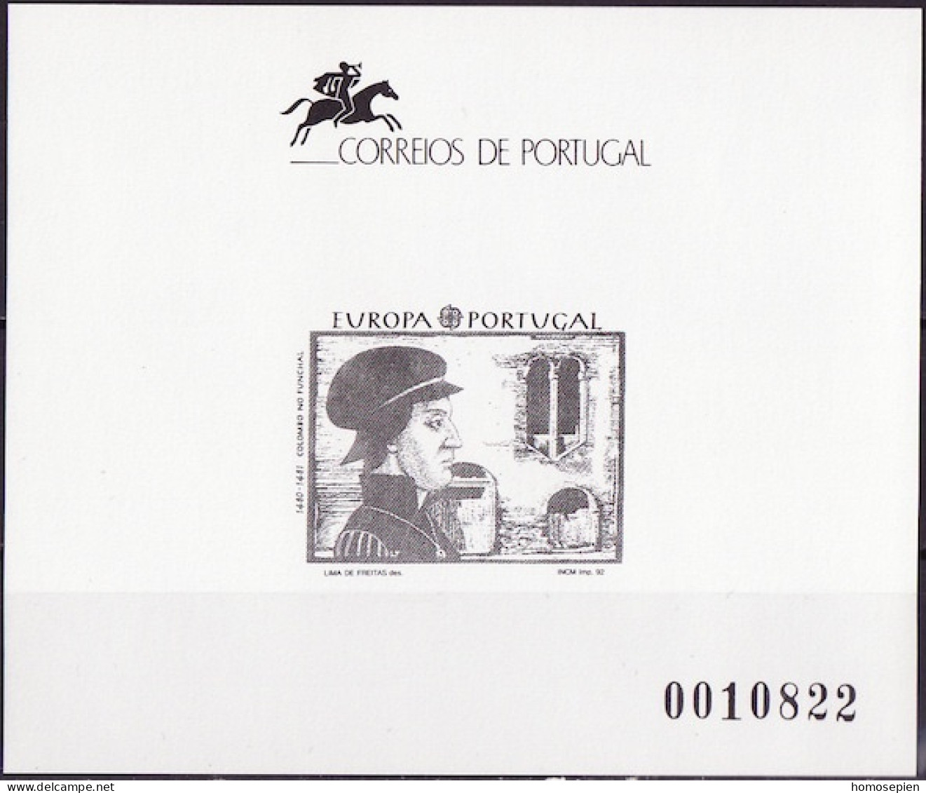 Madère - Madeira - Portugal épreuve 1992 Y&T N°EL164 - Michel N°DP157 *** - 85e EUROPA - Madeira