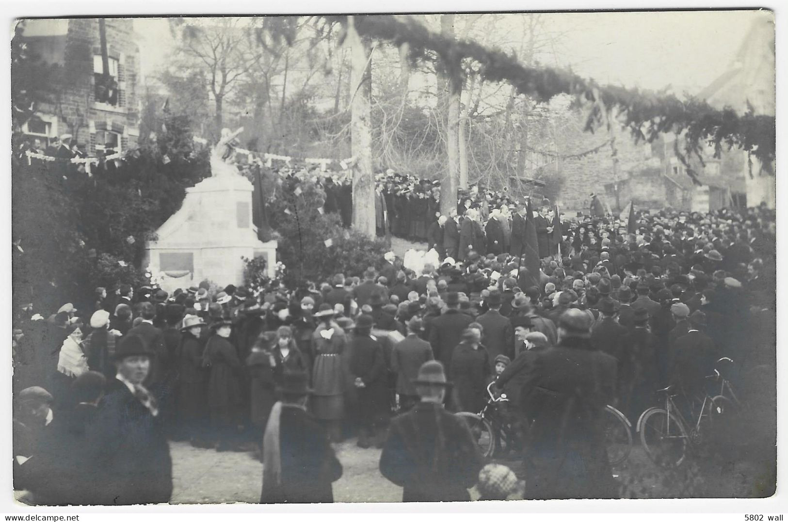 SPRIMONT-LINCE : Photo-carte - Inauguration Du Monument Aux Morts Le 20 Novembre 1920 - Sprimont