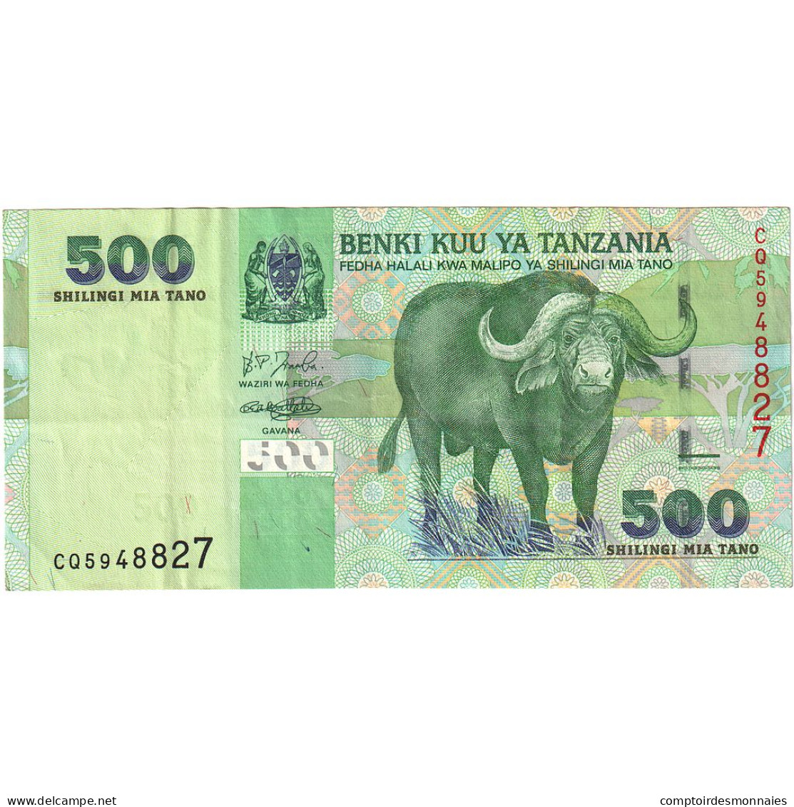 Billet, Tanzanie, 500 Shilingi, Undated (2003), KM:35, SUP - Tansania