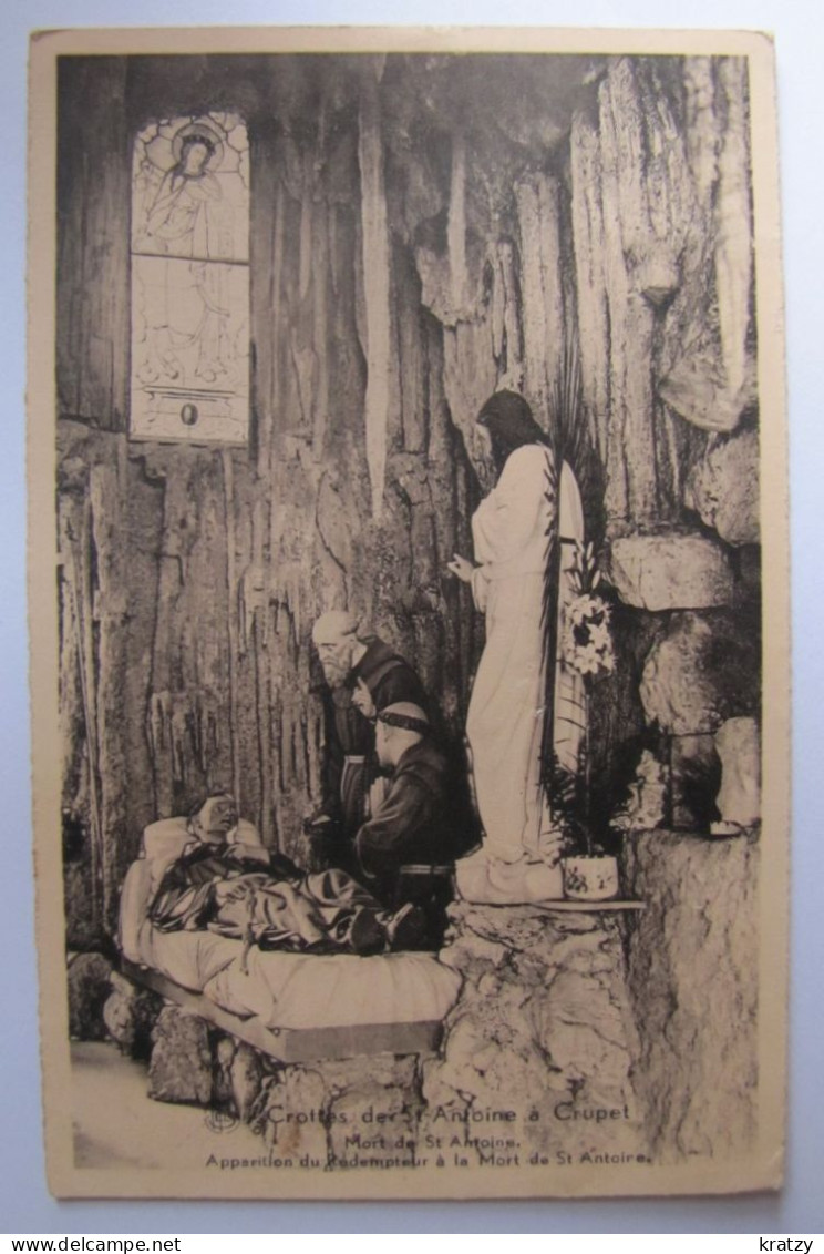 BELGIQUE - NAMUR - ASSESSE - CRUPET - Grottes De Saint-Antoine - La Mort De Saint-Antoine - 1950 - Assesse