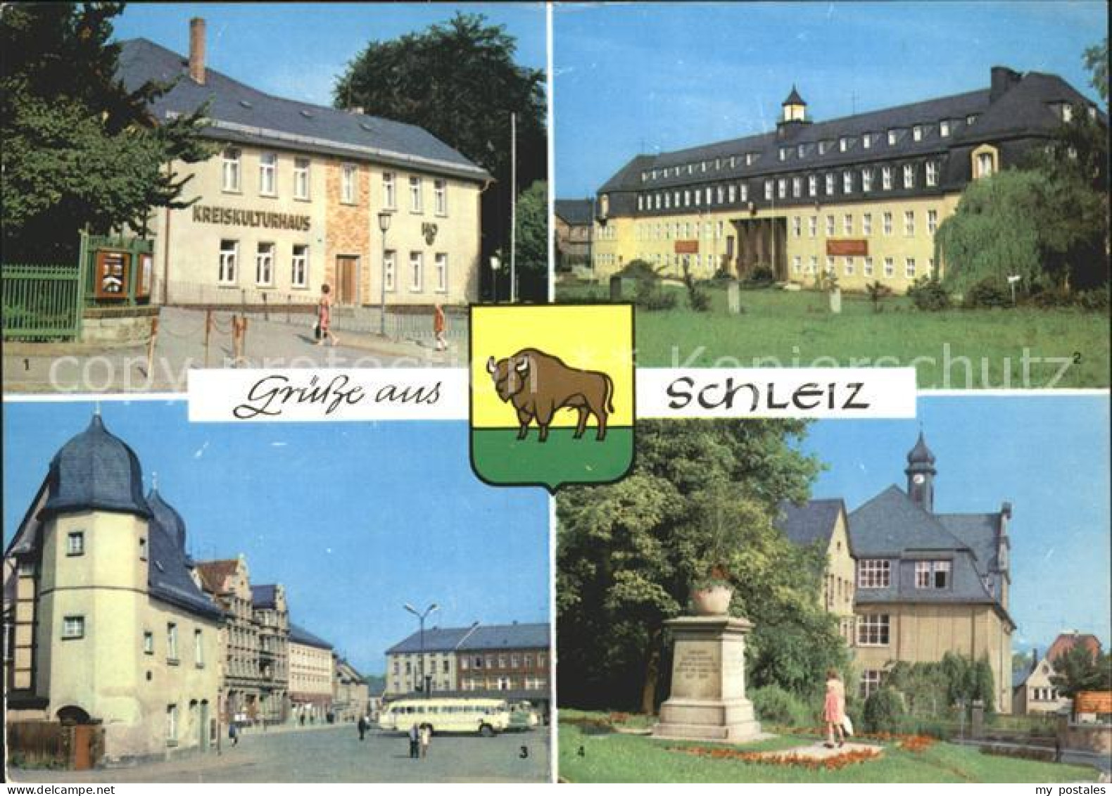 72264409 Schleiz Neumarkt Ehrenmal Kreiskulturhaus Schleiz - Schleiz