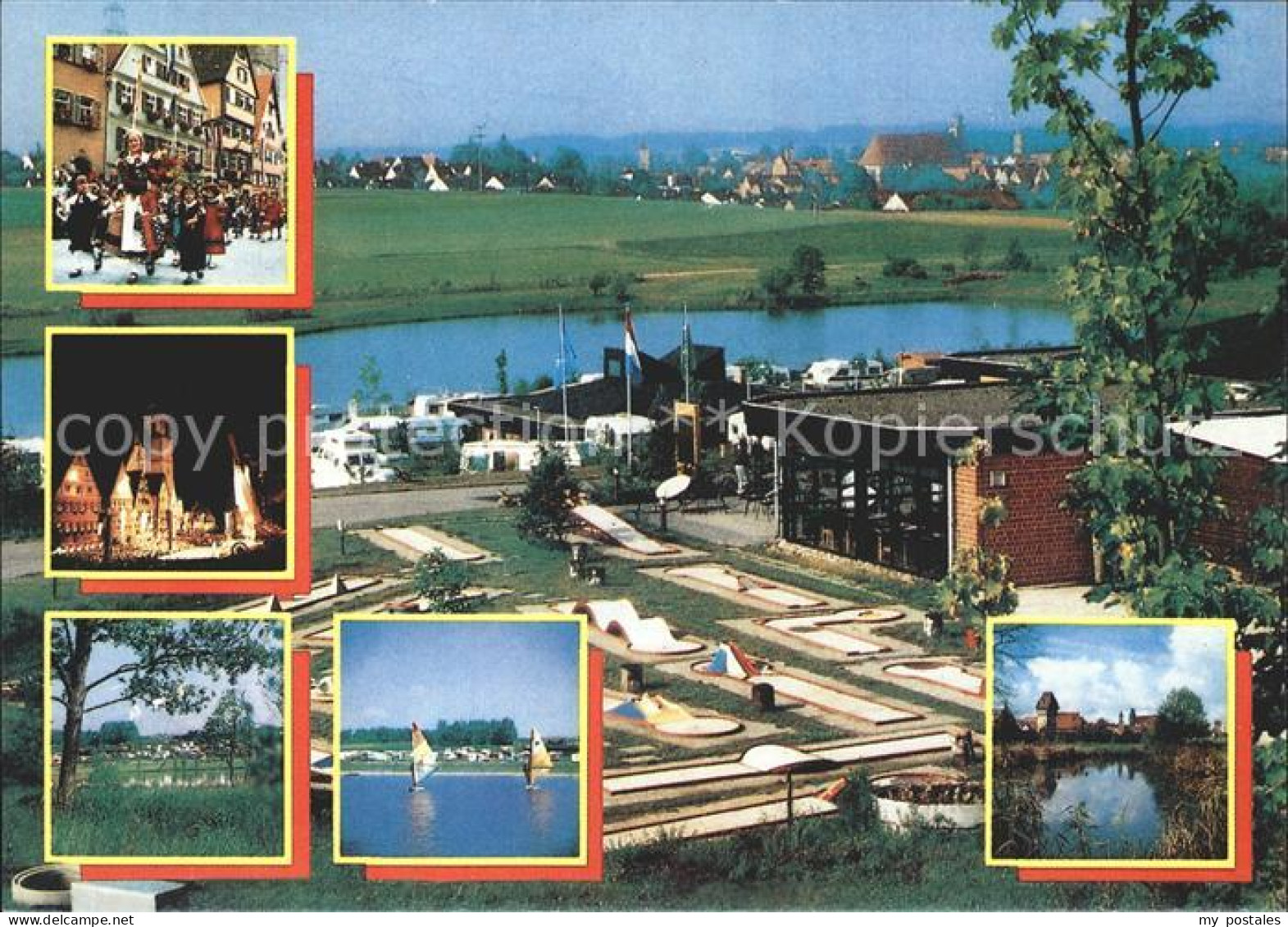 72264369 Dinkelsbuehl Panorama Restaurant Camping Minigolf See Windsurfen Festum - Dinkelsbuehl