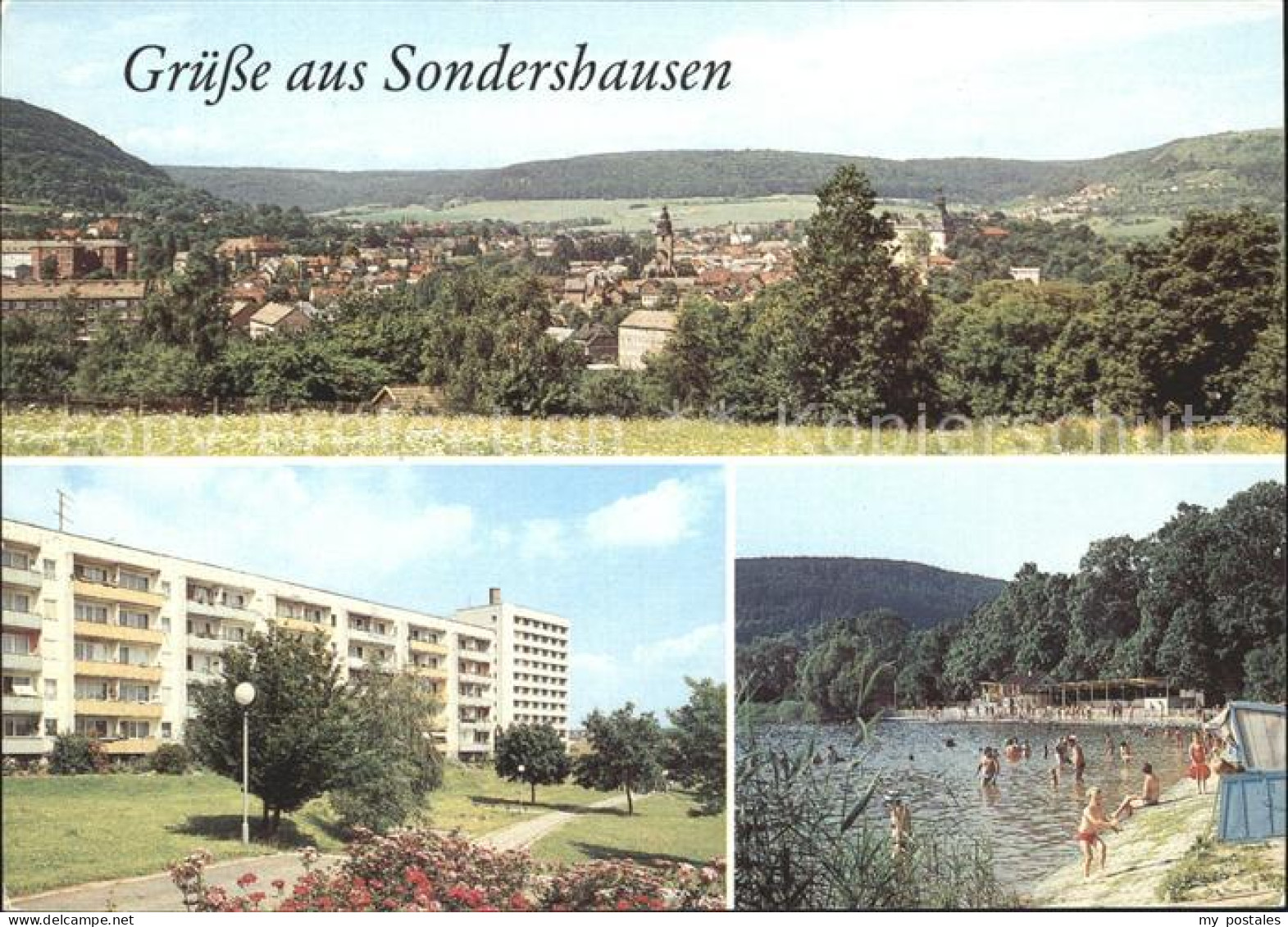 72263579 Sondershausen Thueringen Bebraer Teiche Neubausiedlung Borntal Sondersh - Sondershausen
