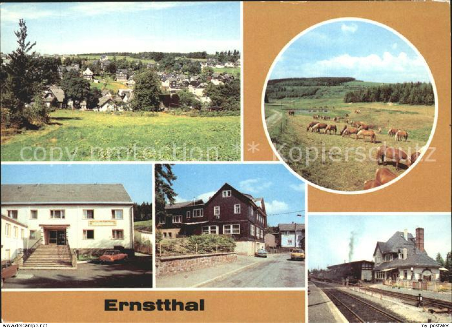 72263555 Ernstthal Haflinger Ferienheim Heinrich Rau Restaurant Rennsteig Bahnho - Lauscha