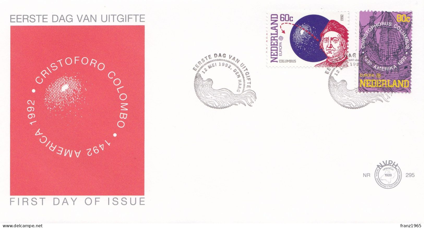 Discovery Of America - 1992 - FDC