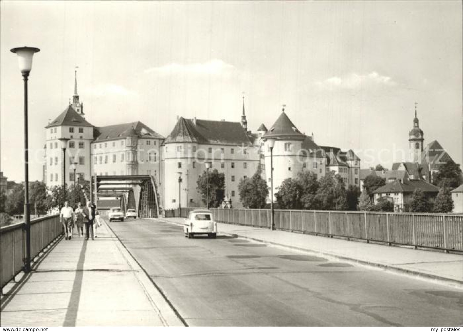 72263290 Torgau Schloss Hartenfels Elbbruecke Torgau - Torgau