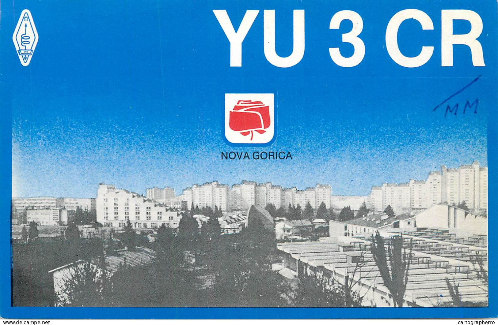 QSL Card Yugoslavia Amateur Radio Station YU3CR Y03CD Narwi - Radio Amateur