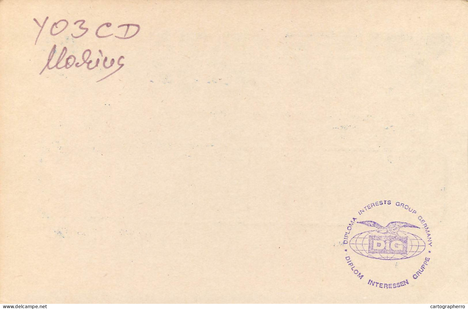 QSL Card Yugoslavia Amateur Radio Station YU2WJ Y03CD Marius Daki - Radio Amateur