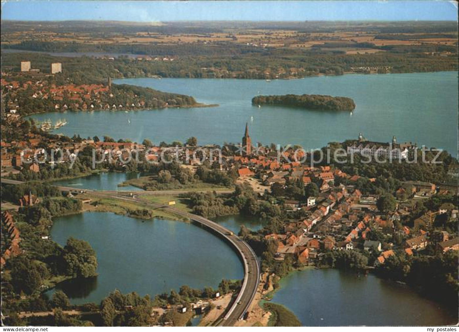 72262211 Ploen See Schloss Ploener See Naturpark Holsteinische Schweiz Fliegerau - Ploen