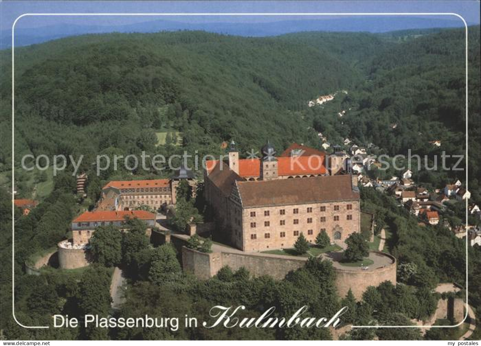 72262109 Kulmbach Plassenburg Fliegeraufnahme Kulmbach - Kulmbach