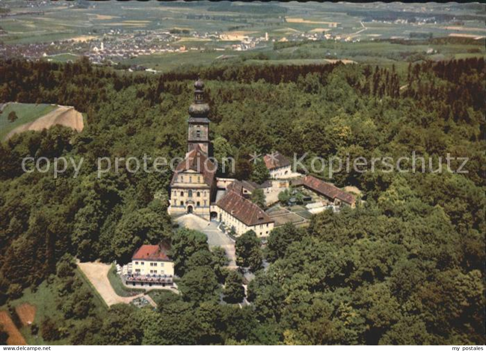 72262044 Amberg Oberpfalz Fliegeraufnahme Wallfahrtskirche Mariahilfberg Amberg - Amberg