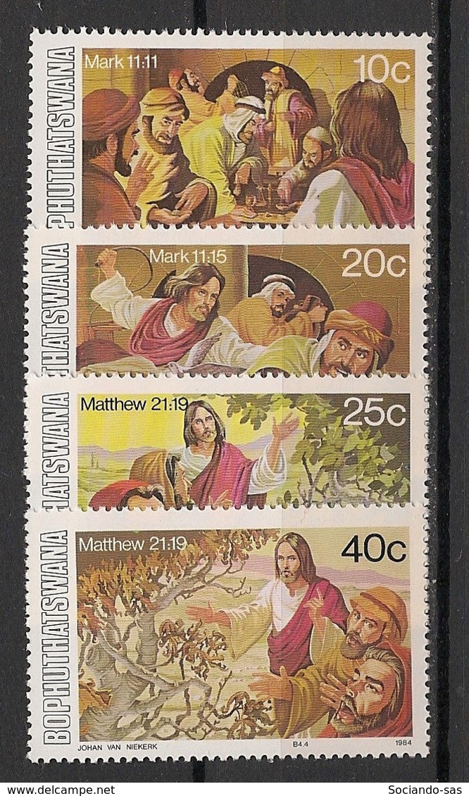 BOPHUTHATSWANA - 1984 - N°YT. 120 à 123 - Pâques / Easter - Neuf Luxe ** / MNH / Postfrisch - Bophuthatswana
