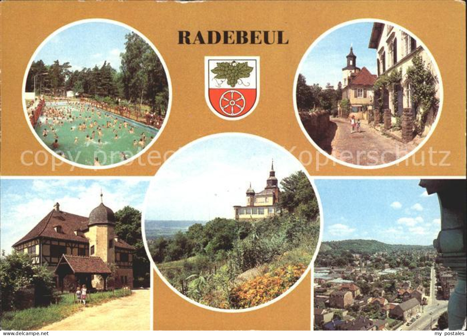 72261977 Radebeul Bilzbad Wellenbad Weinbergstrasse Schloss Hofloessnitz Spitzha - Radebeul