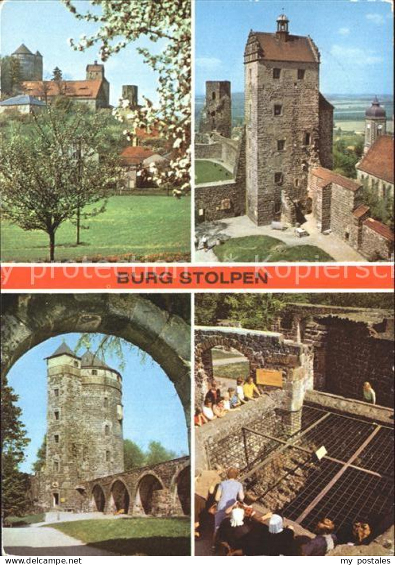 72261943 Stolpen Burg Johannisturm Kirchturm Brunnen Stolpen - Stolpen