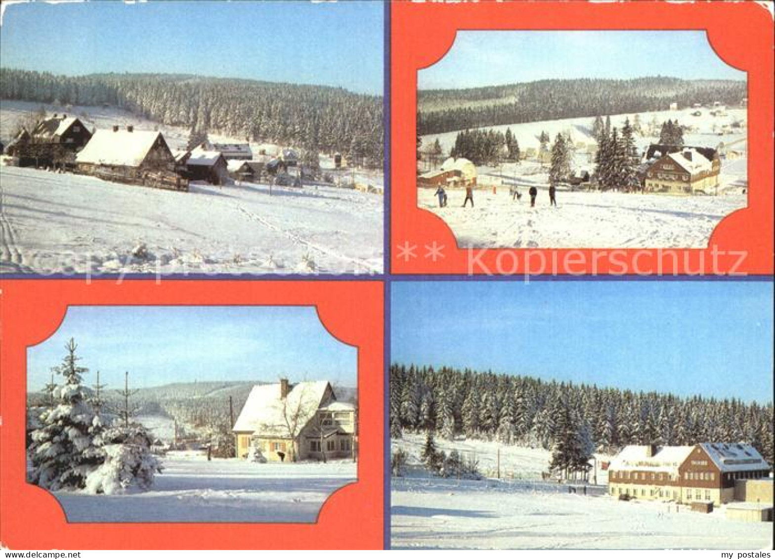 72261923 Muehlleithen Klingenthal Teilansichten HO Hotel Buschhaus Winterpanoram - Klingenthal