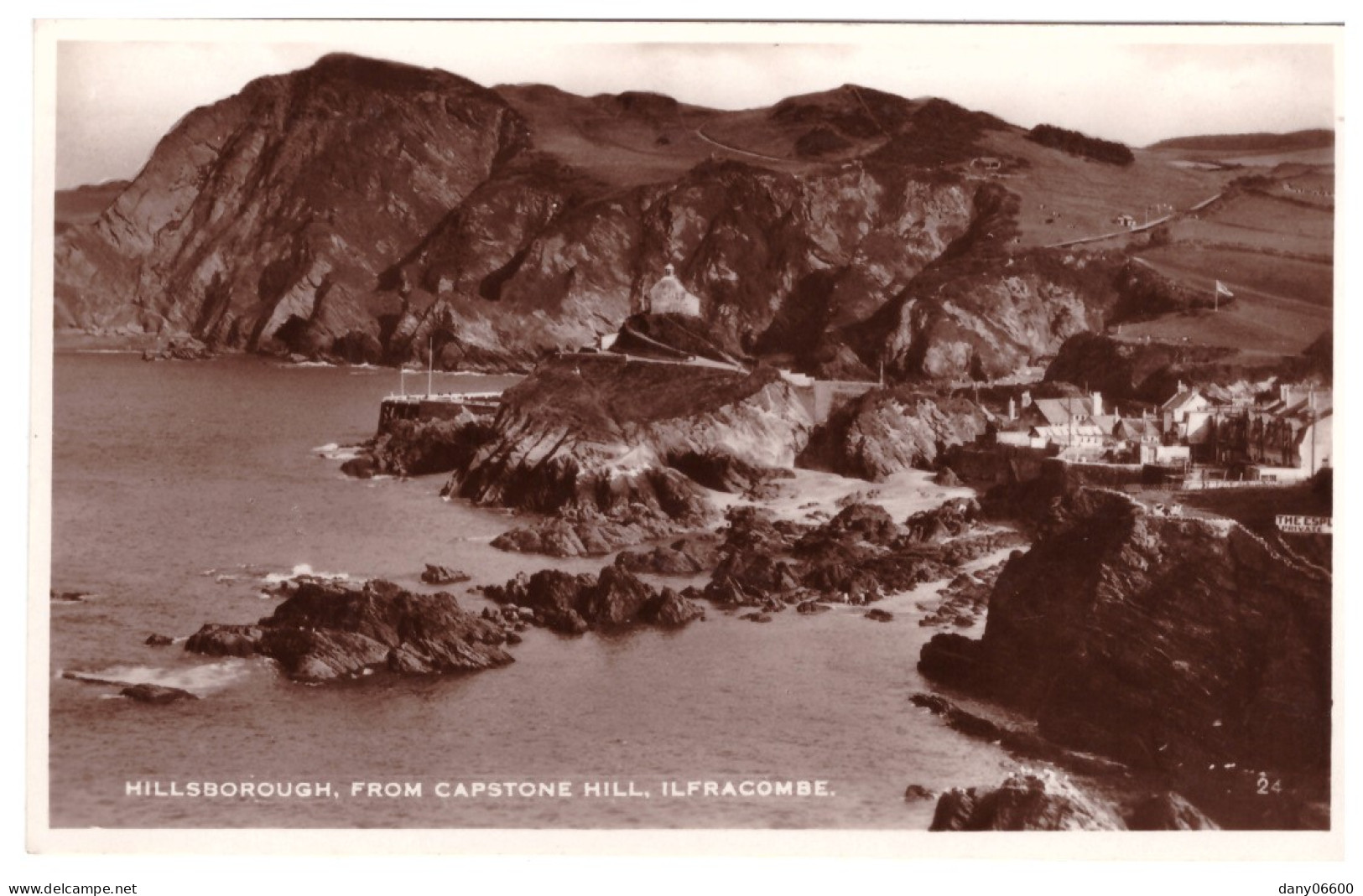 ILFRACOMBE - Hillsborough, From Capstone Hill  (carte Photo) - Ilfracombe