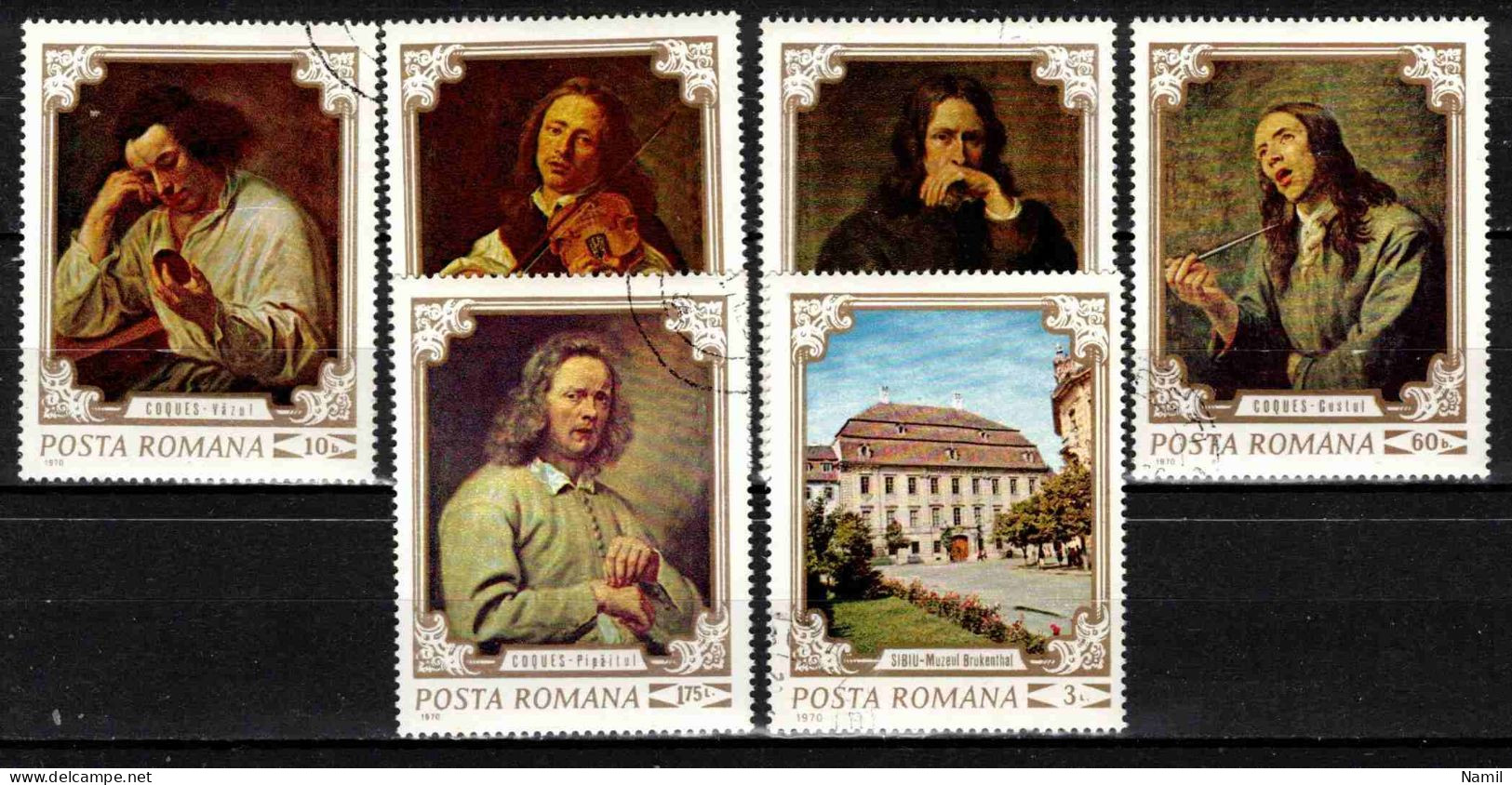 Roumanie 1970 Mi 2897-2902 (Yv 2580-5), Obliteré - Otros & Sin Clasificación