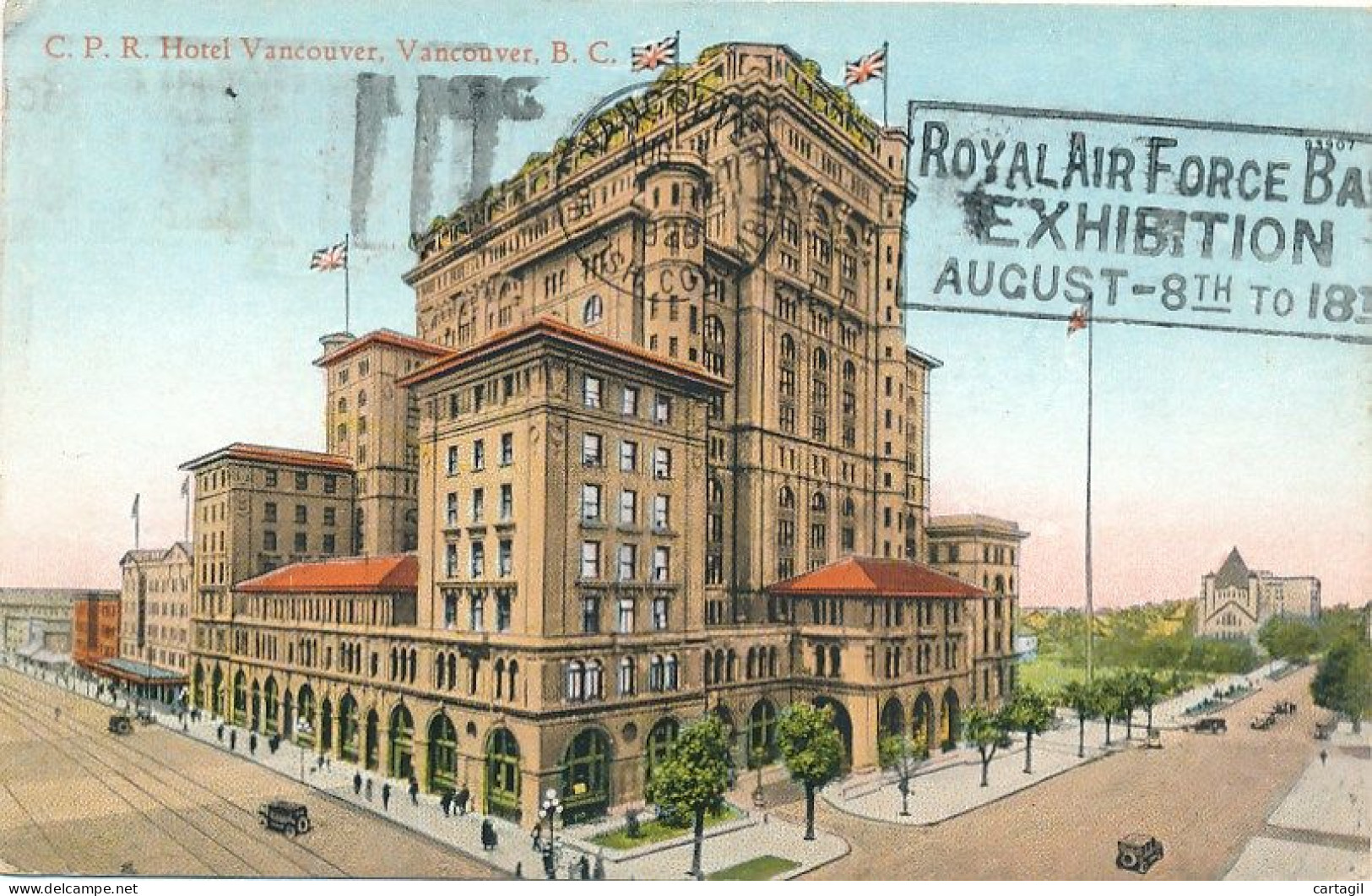 CPA ( Exhibition RAF 1928) -22277--Canada - Vancouver -Hotel Vancouver.-Livraison Offerte - Vancouver