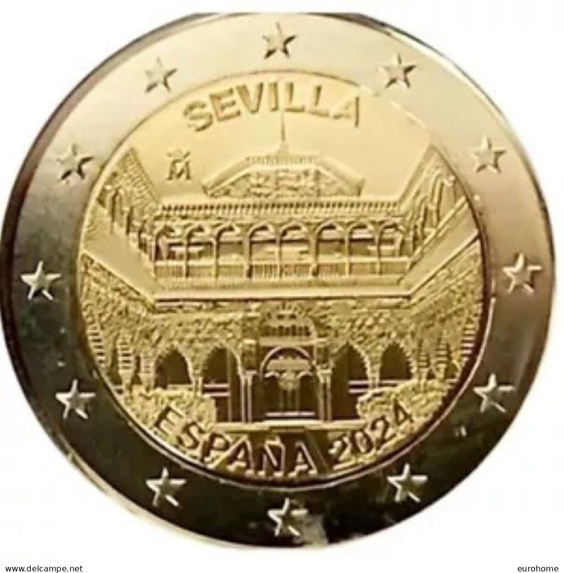 Spanje 2024   2 Euro Commemo "Kathedraal Van Sevilla"    UNC Uit De Rol  -  UNC Du Rouleaux !!!! - Spanien