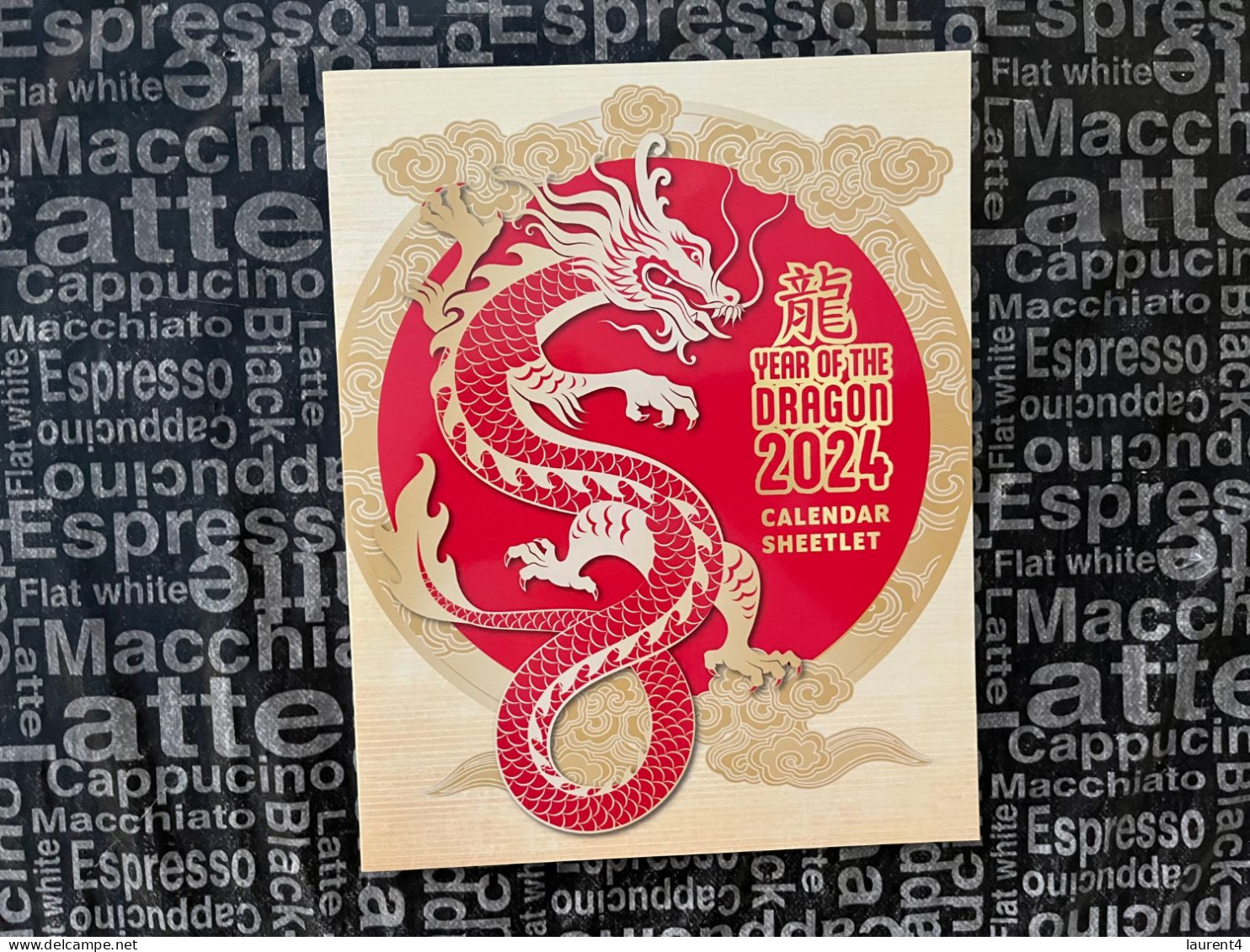 (folder 15-3-2024) Australia Post - Chinese New Year Of Dragon - Presentation Pack With 12 Mint Stamps Round Sheetlet - Presentation Packs