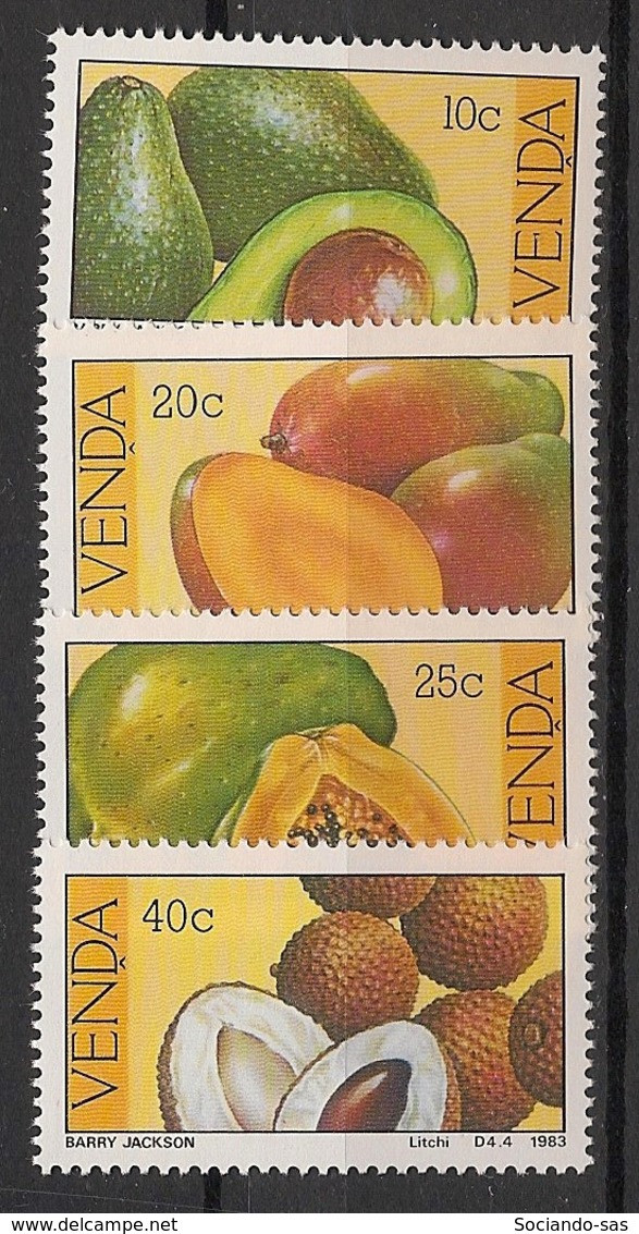 VENDA - 1983 - N°YT. 82 à 85 - Fruits - Neuf Luxe ** / MNH / Postfrisch - Venda