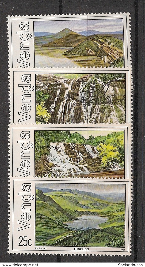 VENDA - 1981 - N°YT. 42 à 45 - Sites / Cascades - Neuf Luxe ** / MNH / Postfrisch - Venda