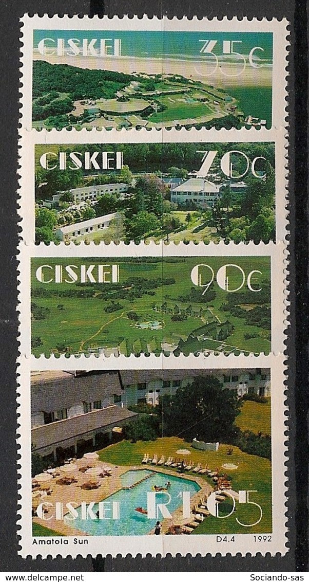 CISKEI - 1992 - N°YT. 223 à 226 - Hotels - Neuf Luxe ** / MNH / Postfrisch - Ciskei